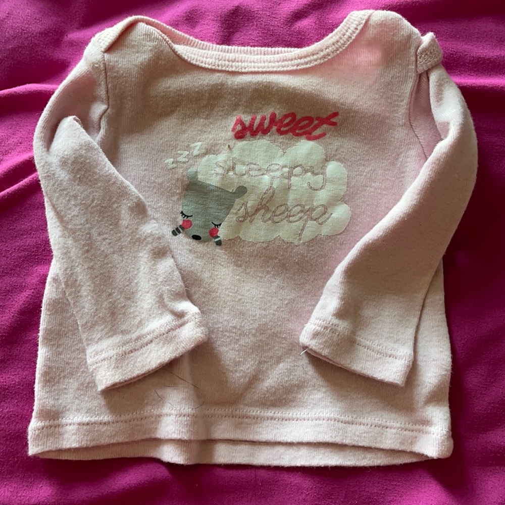 Long sleeve pajama shirt